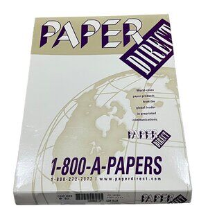 PaperDirect Clear Vellum Doorhanger 2UP 50 Ct 40# 8.5x11 Preprinted Communicatio